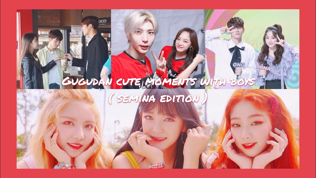 Gugudan | SEMINA moments with boys (Wanna One, NCT, VIXX and more)