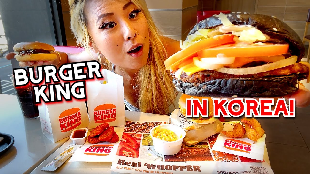 Eating at Burger King in Soul, Korea!! #RainaisCrazy
