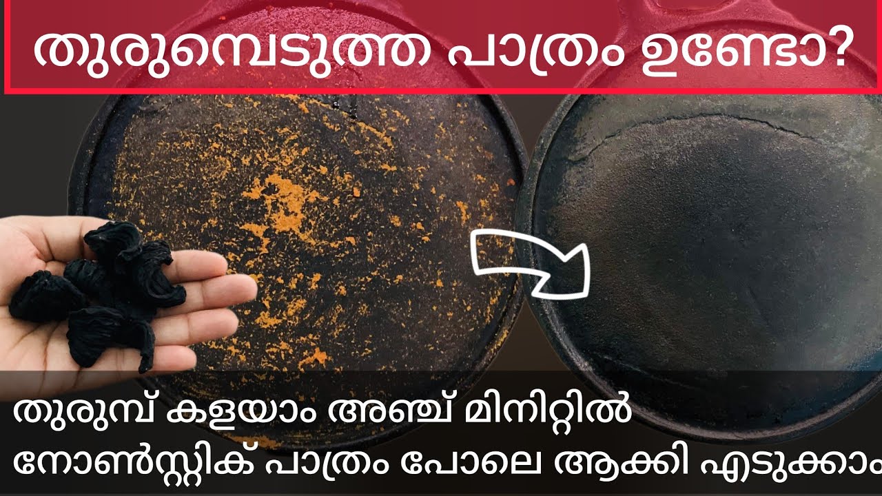 തുരുമ്പെടുത്ത പാത്രം കളയല്ലേ!! ഈയൊരു കാര്യം ചെയ്താൽ തുരുമ്പ് പോയി നോൺസ്റ്റിക് പാത്രം പോലെ തിളങ്ങും!!