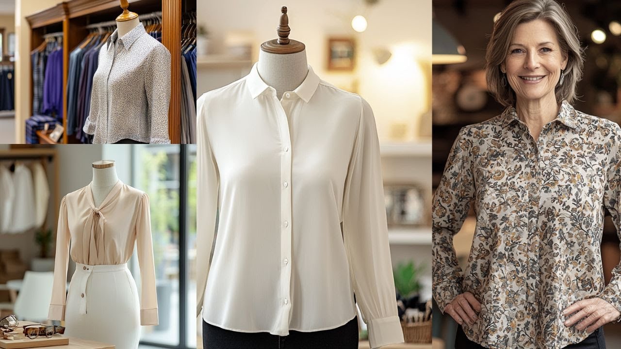 Best Blouses for Women Over 50 in 2025 | Flattering, Stylish & Modern Looks
