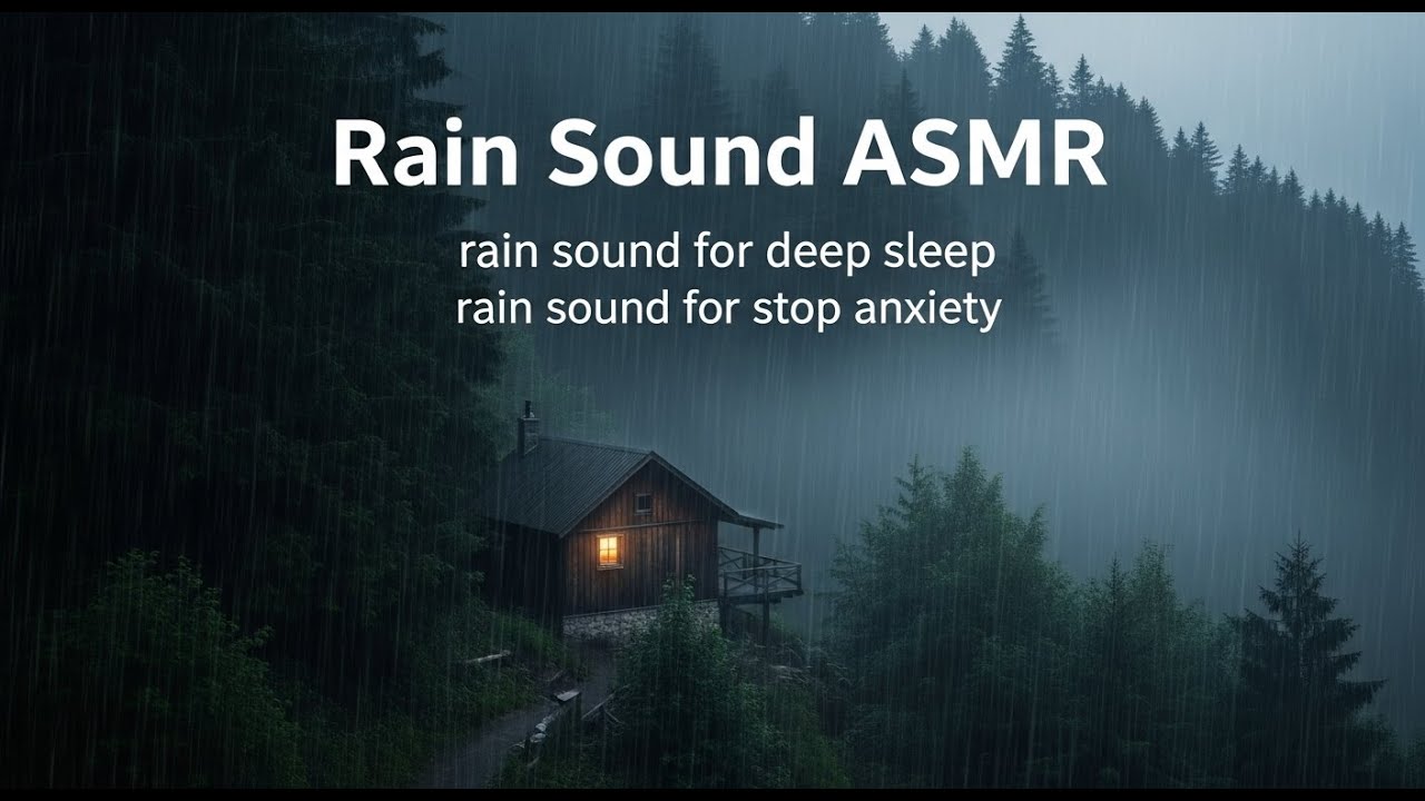 Gentle Rain and Thunder Ambience for Deep Sleep, Anxiety Relief, and Inner Peace to Stop Anxiet