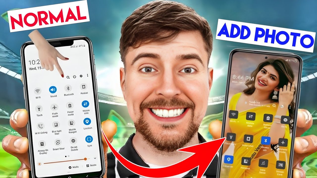 Notification bar me image set kaise kare l Mobile top bar photo lagane ka tarika ll Tech Namus