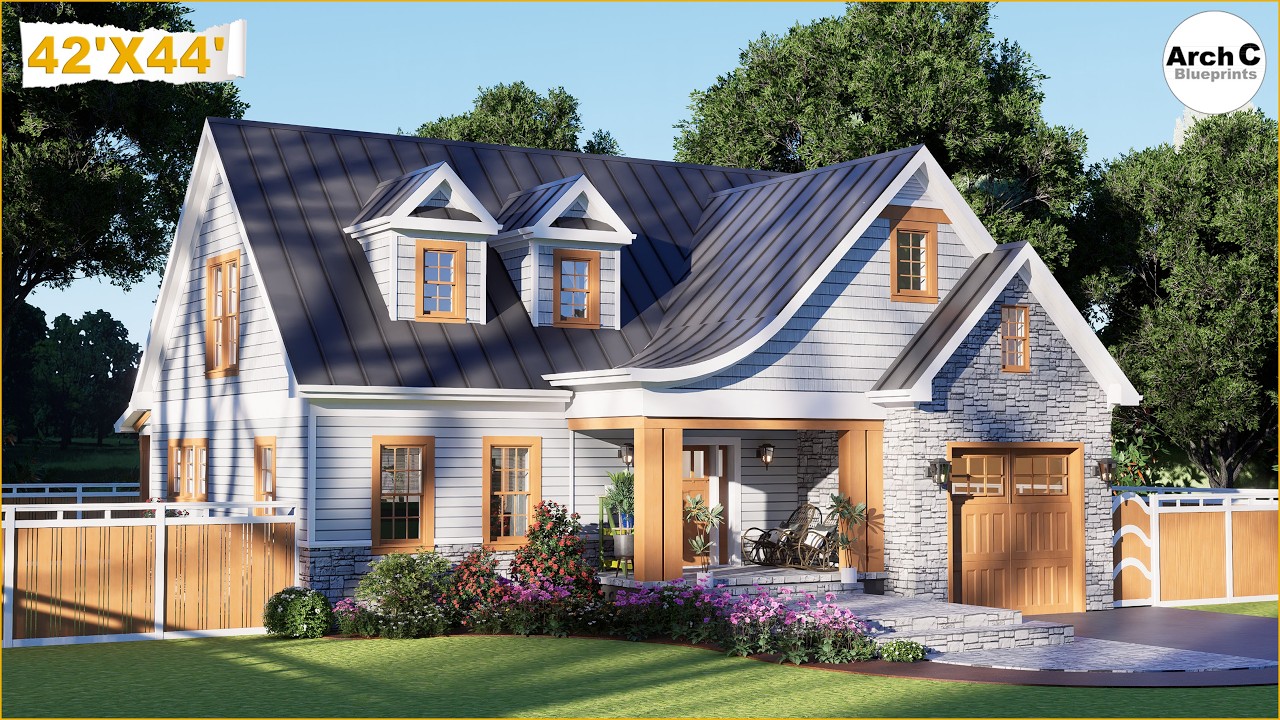 Dreamy 4-Bedroom Cottage House Tour | 2-Story with Basement & 1-Car Garage!