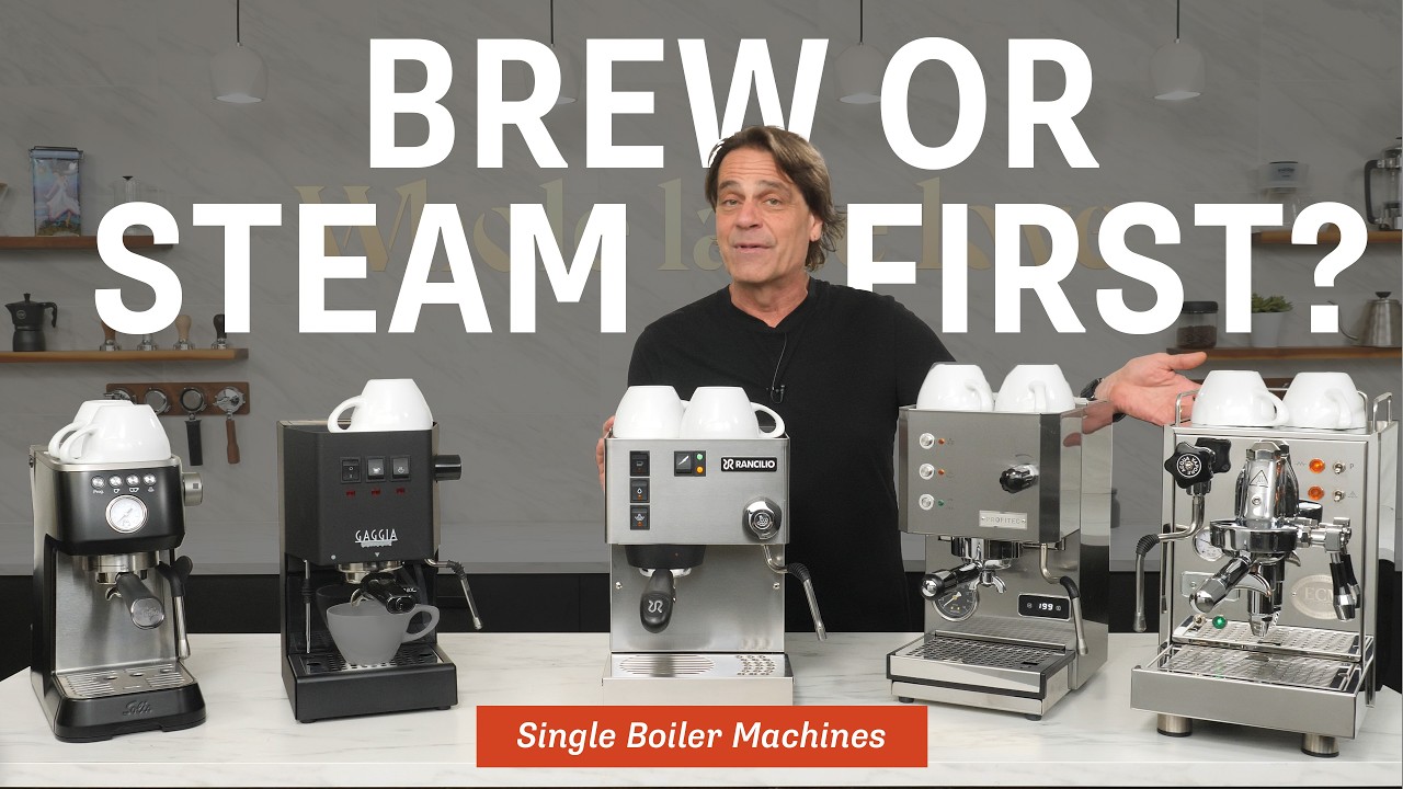 Brew or Steam 1st? Best Single Boiler Espresso Machine Workflows