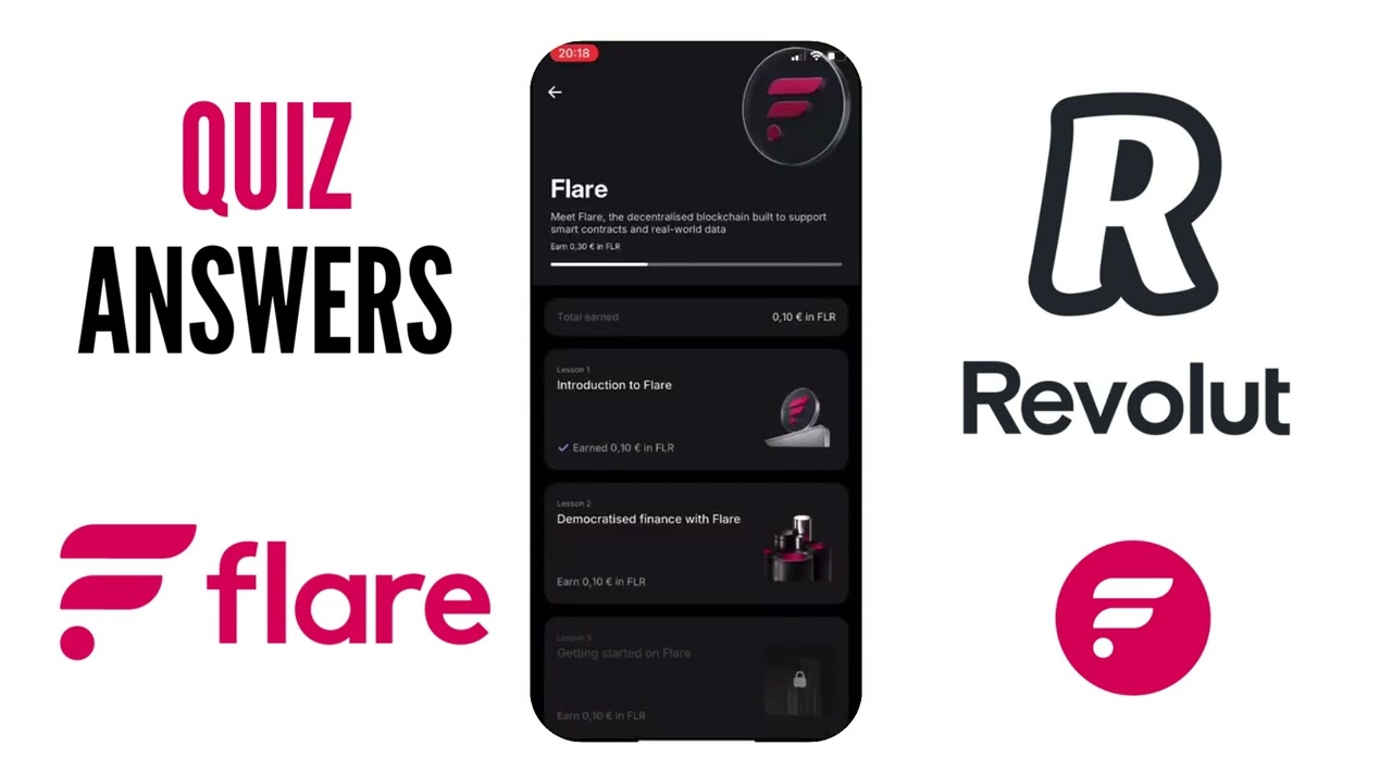 REVOLUT FLARE Quiz Answers (FLR) | Free FLARE  Crypto Drop