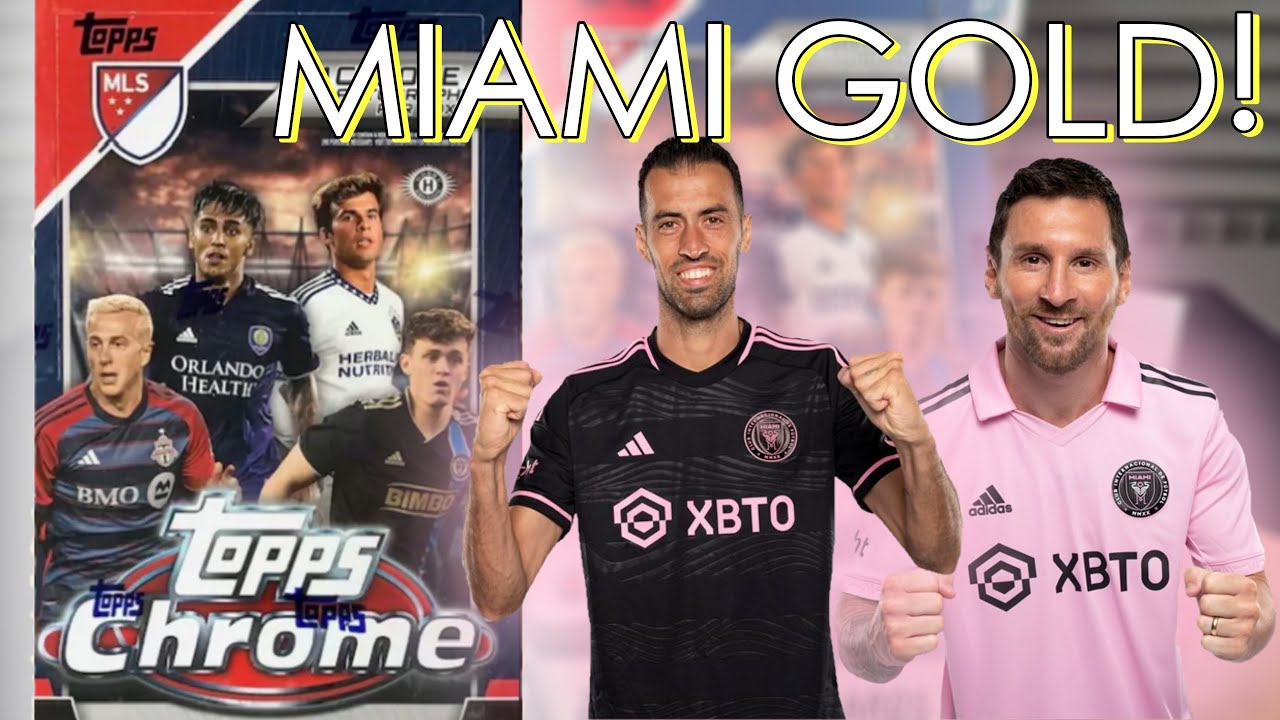 MIAMI GOLD! MUST BUY! | Topps Chrome 2023 MLS Hobby Box Opening