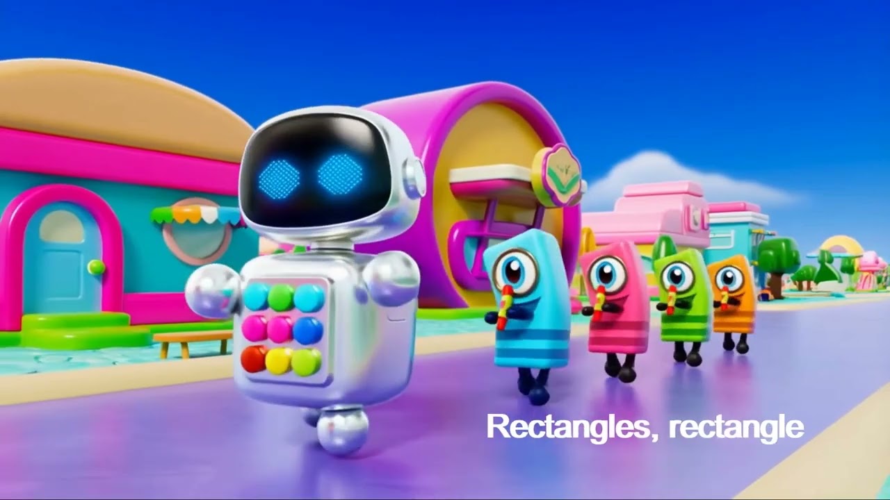 Rectangle Parade  A Shape Adventure with Sunny and Friends!
