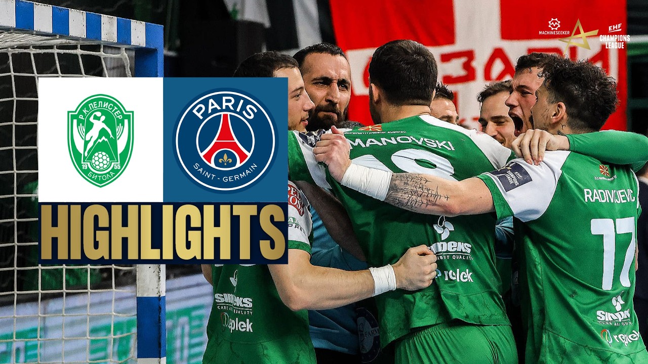 HC Eurofarm Pelister 🆚 Paris Saint-Germain | HIGHLIGHTS | Machineseeker EHF Champions League 2025/26