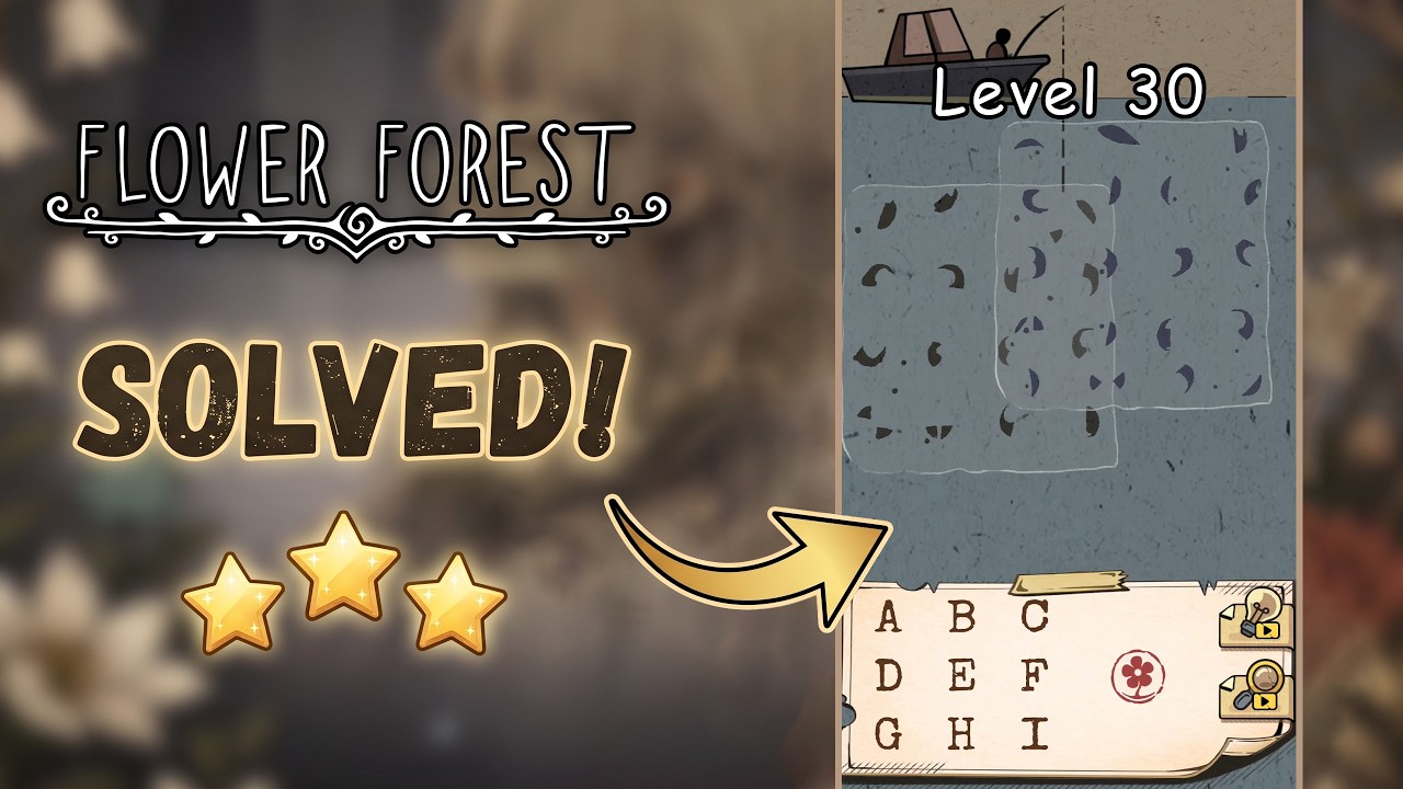 🌸 Flower Forest - Word Puzzle | Level 30 Walkthrough & Solution [iOS/Android] 🧠