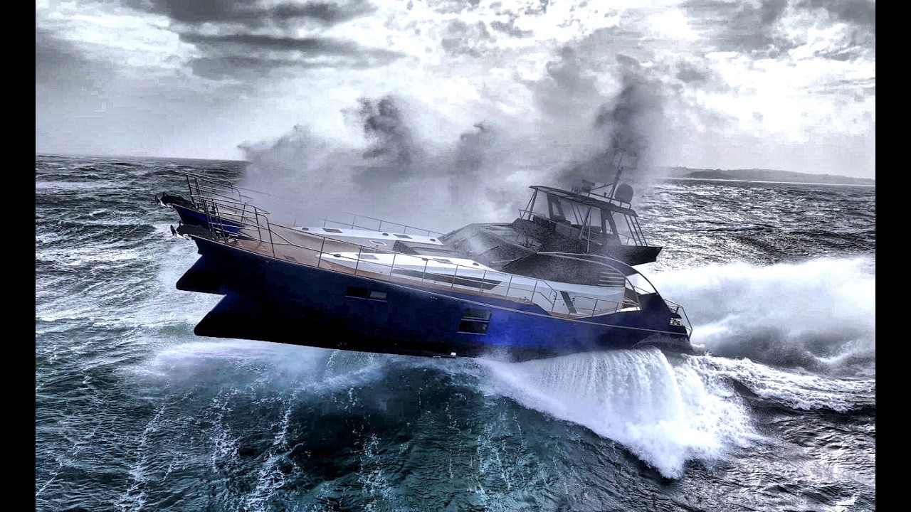2nd T-2000 Voyager 'A'H'R'S' underging rough weather sea trials