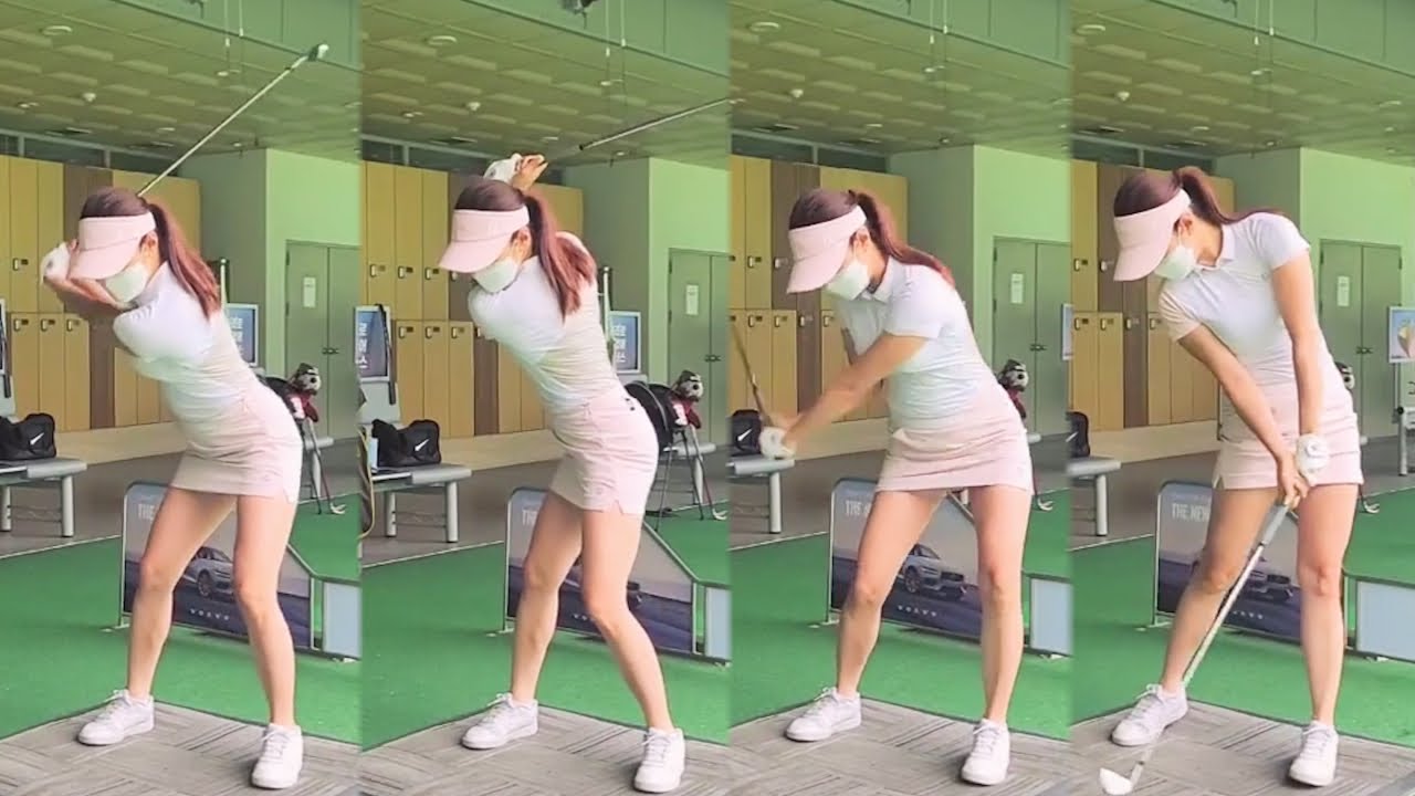 KLPGA 프로 이루나 미녀골퍼의 8분스윙!!
