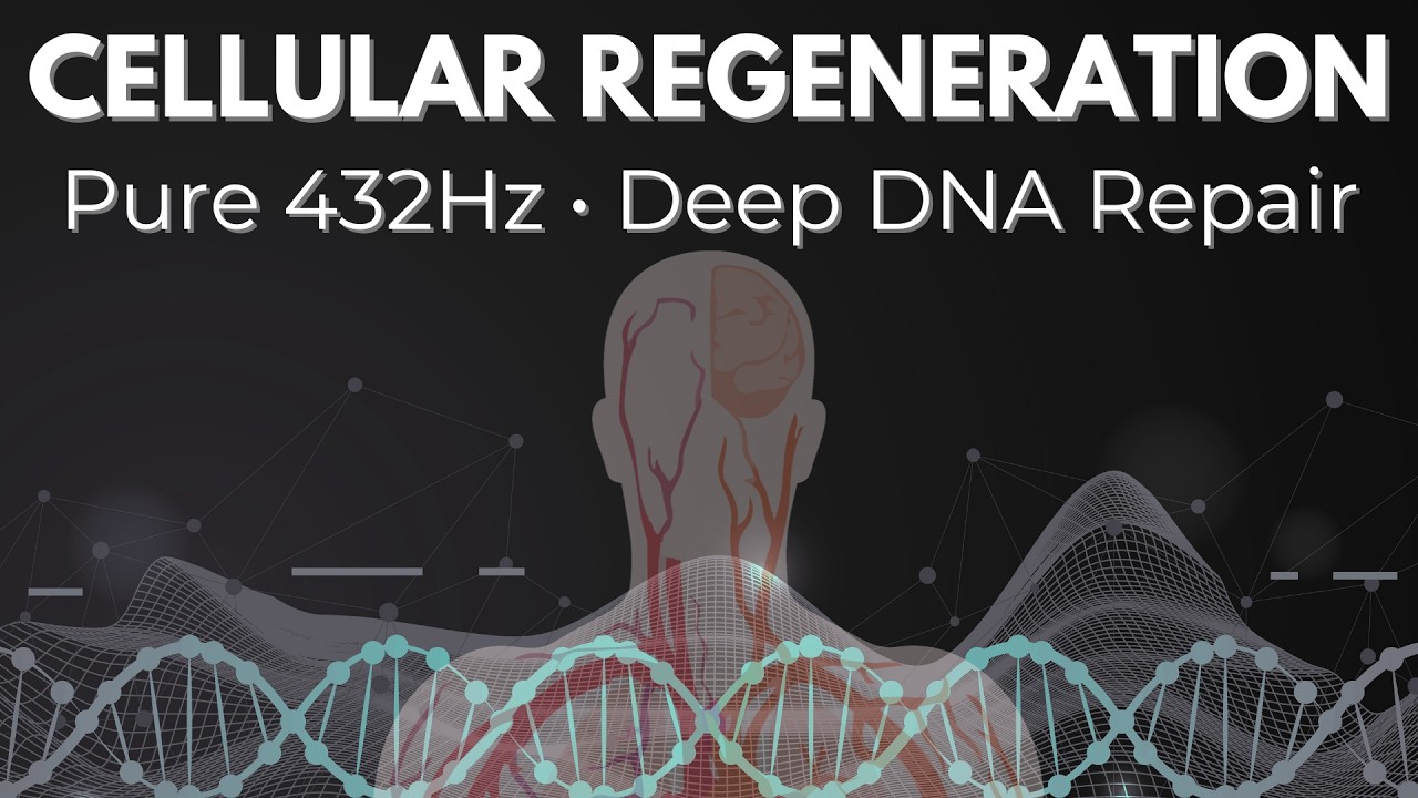 DEEP CELLULAR REGENERATION: Pure 4Hz Delta Waves (432Hz Base) • DNA Repair