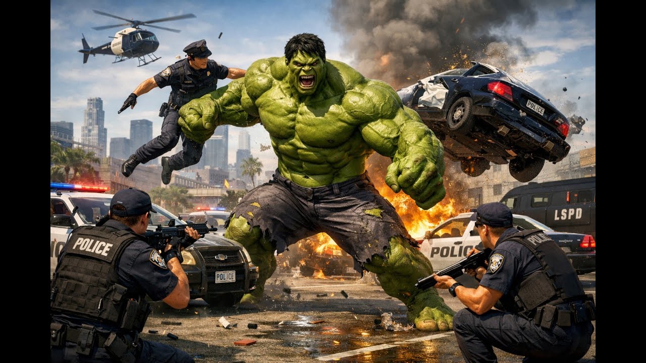 GTA 5 Live 🔴 | Hulk Mod Full Power Gameplay | Hindi