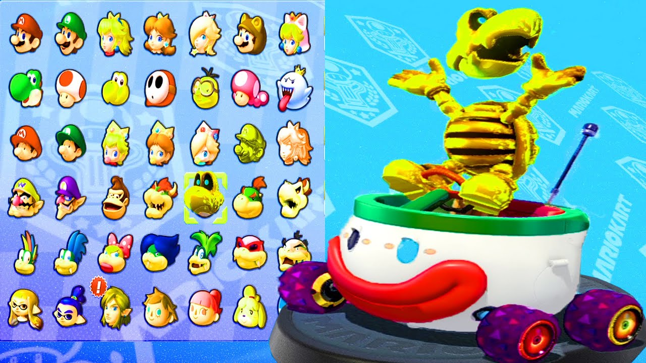 Mario Kart 8 Deluxe -Dry Bones / Shell Cup & Mushroom Cup |The Peak Racing Game on Nintendo Switch