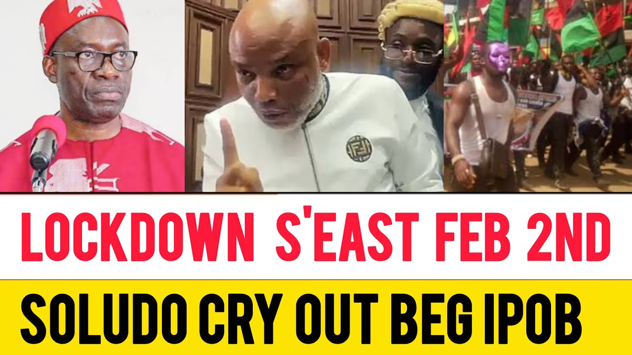 SHOCKING AS IPOB DECLARES SIT AT HOME FEB 2ND