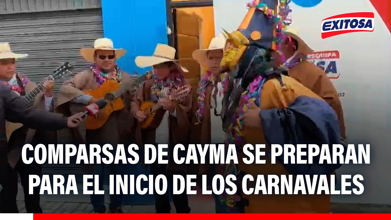🔴🔵 Comparsas de Cayma se preparan para el inicio de los carnavales