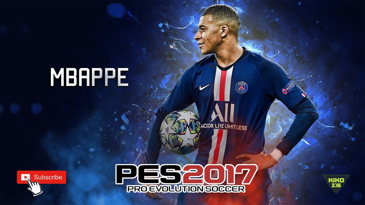 MBAPPE en PES2017 | (Editar Cara, Equipo y Estadisticas)