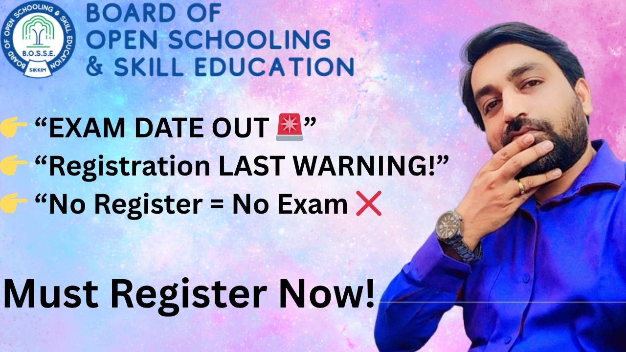 BOSSE Exam 2026 Important Update 🚨 No Registration = No Exam | Full Details