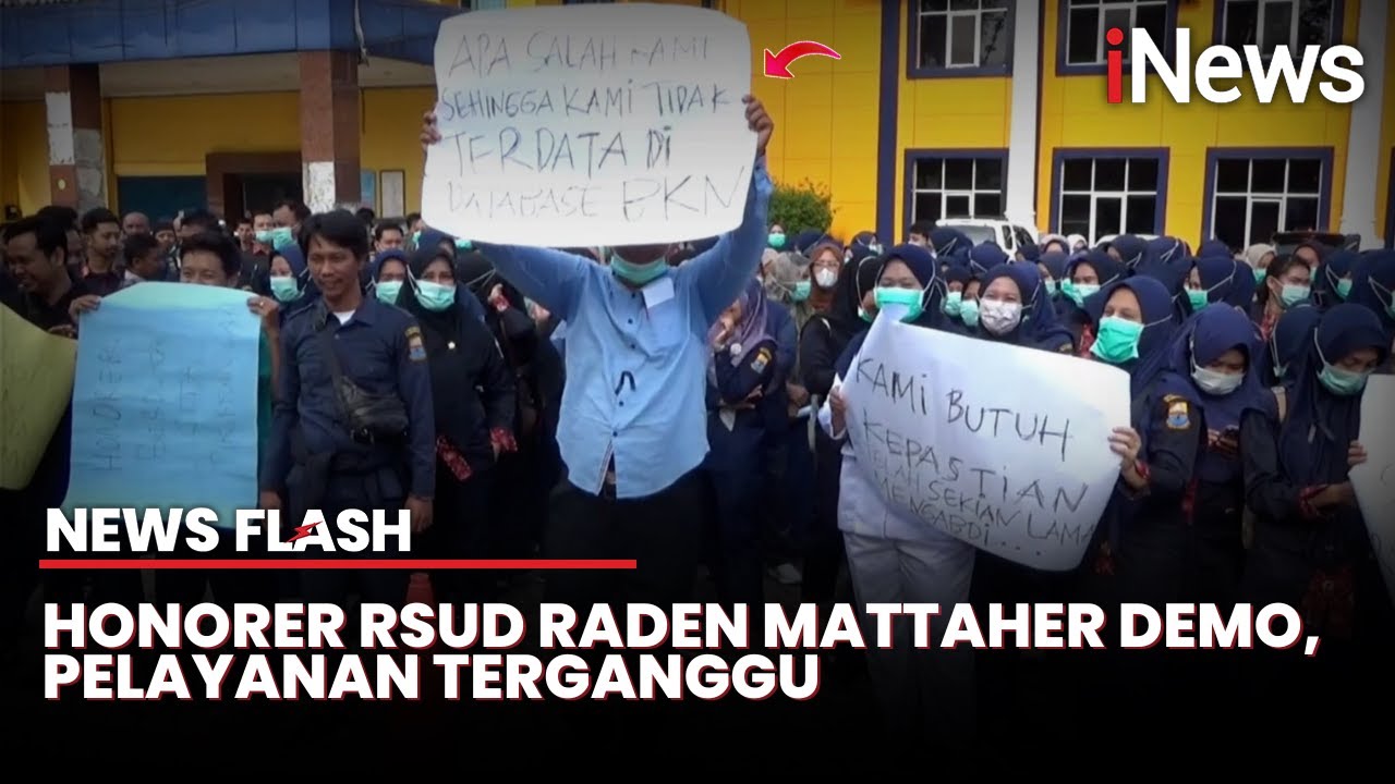 Ratusan Tenaga Honorer Gelar Demo di RSUD Jambi, Tuntut Keadilan Rekrutmen PPPK