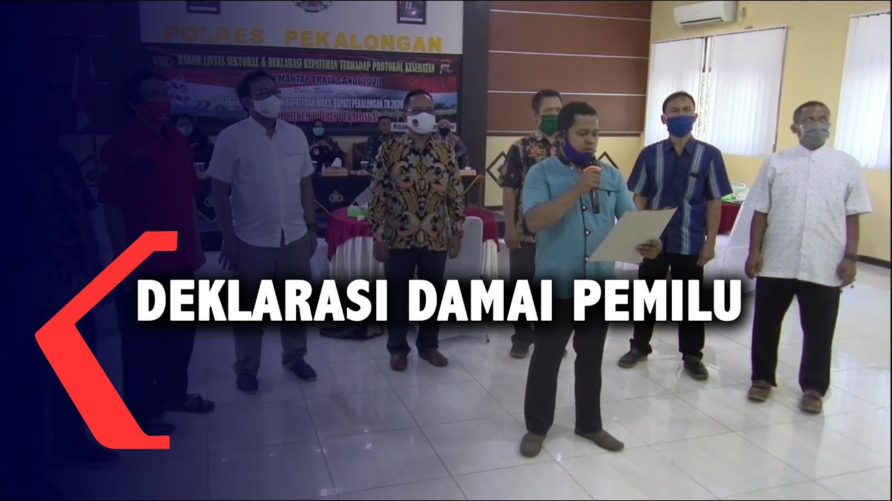 Deklarasi Damai Siap Amankan dan Sukseskan Pemilu