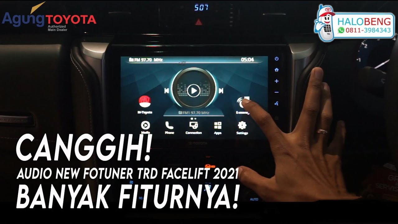 Fitur Audio New FORTUNER TRD FACELIFT 2021