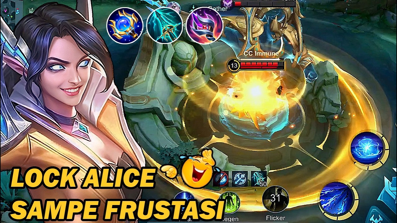 EUDORA MODE DENDAM!! LOCK ALICE SI PALING JAGO SAMPE KESAL‼️- MLBB