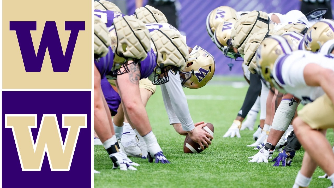 Team Purple vs Team Gold | Washington Football Spring Game 2026