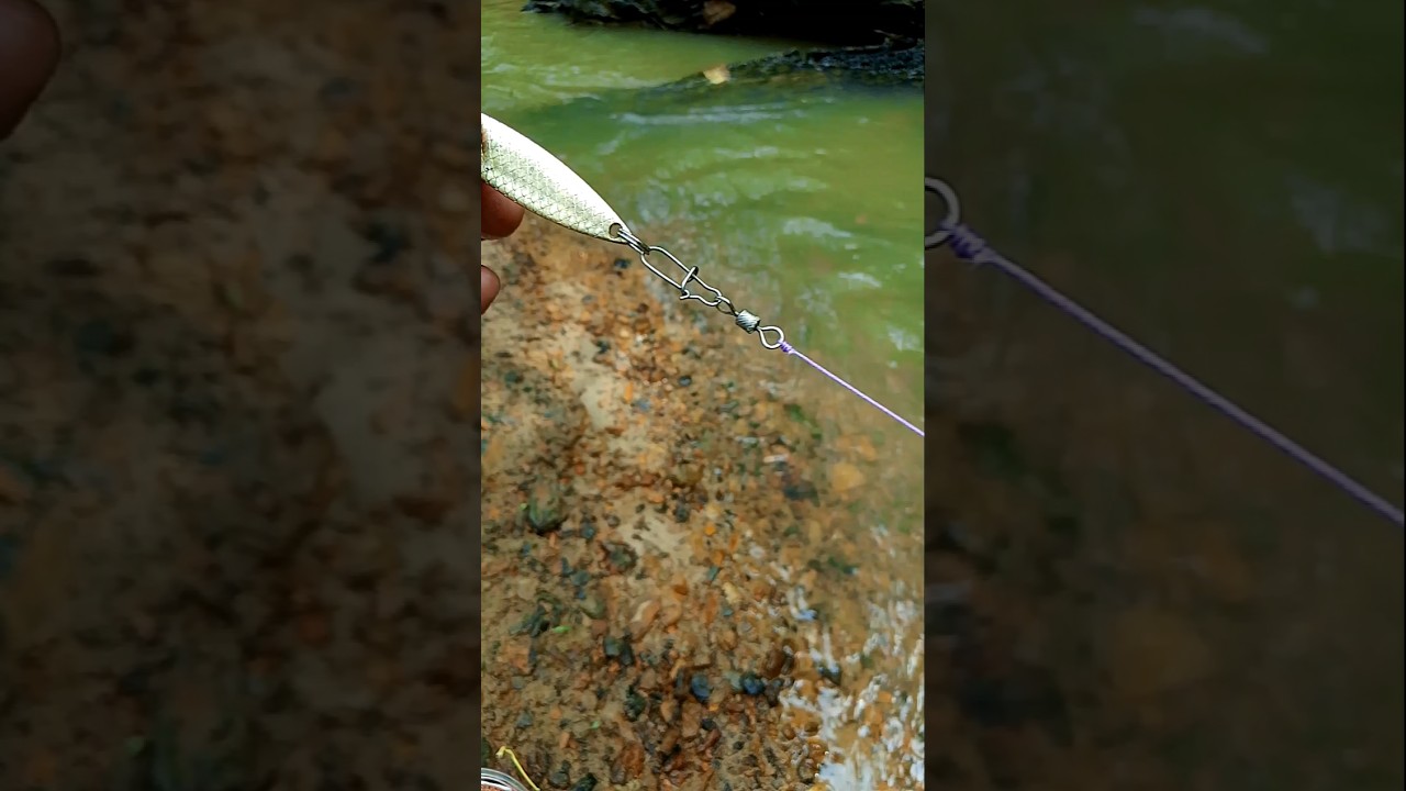 How to properly set up a fishing lure #fishing #fishingknot #lure #fishinglures #tutorial
