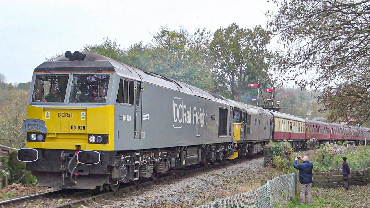 A Class 60 Visits The South Devon Railway - Autumn Diesel Gala. 09/11/24
