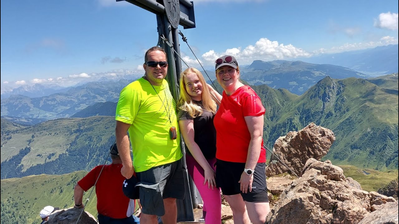 Kirchberg in Tirol --- 2. Tour. Gipfelwanderung zum Großen Rettenstein. Von 1100 m - 2364 m in 4 h.