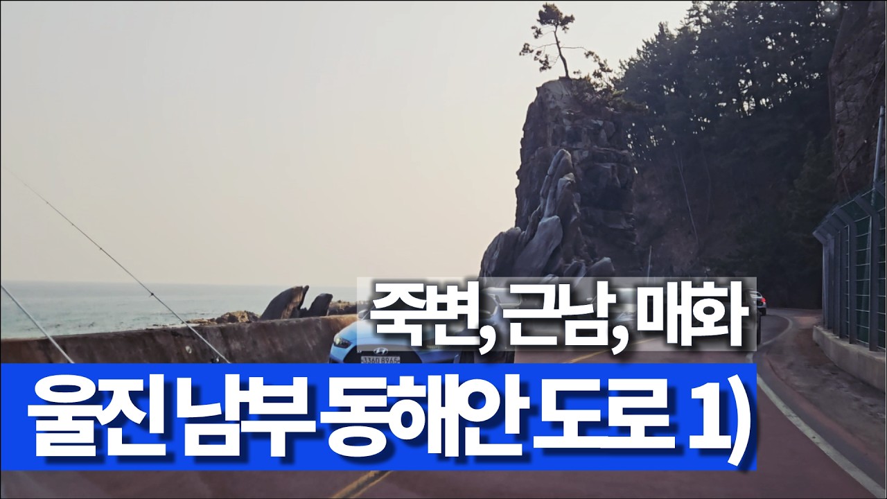 🎶 울진 남부 동해안 도로 주행영상 ① 죽변면, 근남면, 매화면