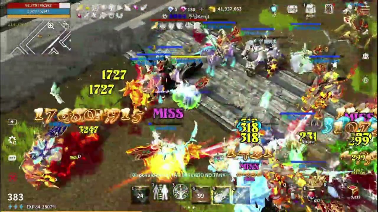 WYD MOBILE KR - 위드 M - GuildWar - 초록왕국 (GreenKingdom) x 劍盟TheOrder - CH1 - Azran - 25-15-11