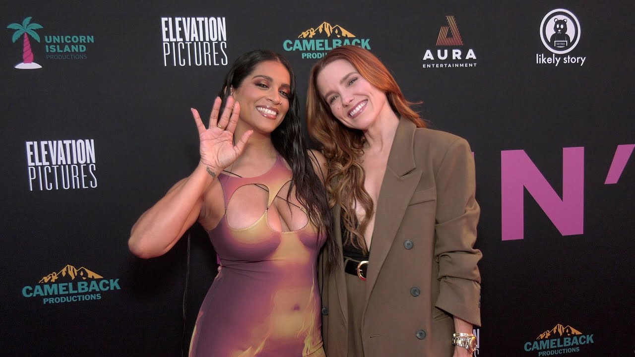 Lilly Singh and Sophia Bush attend a special red carpet screening of 