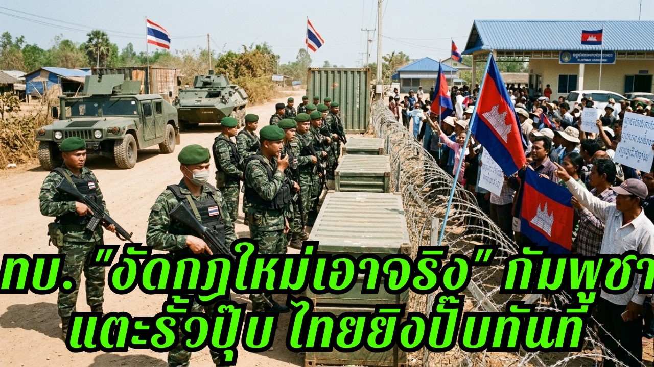 สื่อนอกช็อก! ไทยงัดกฎใหม่ อนุญาตใช้อาวุธทันที เขมรถอยทั้งเกม