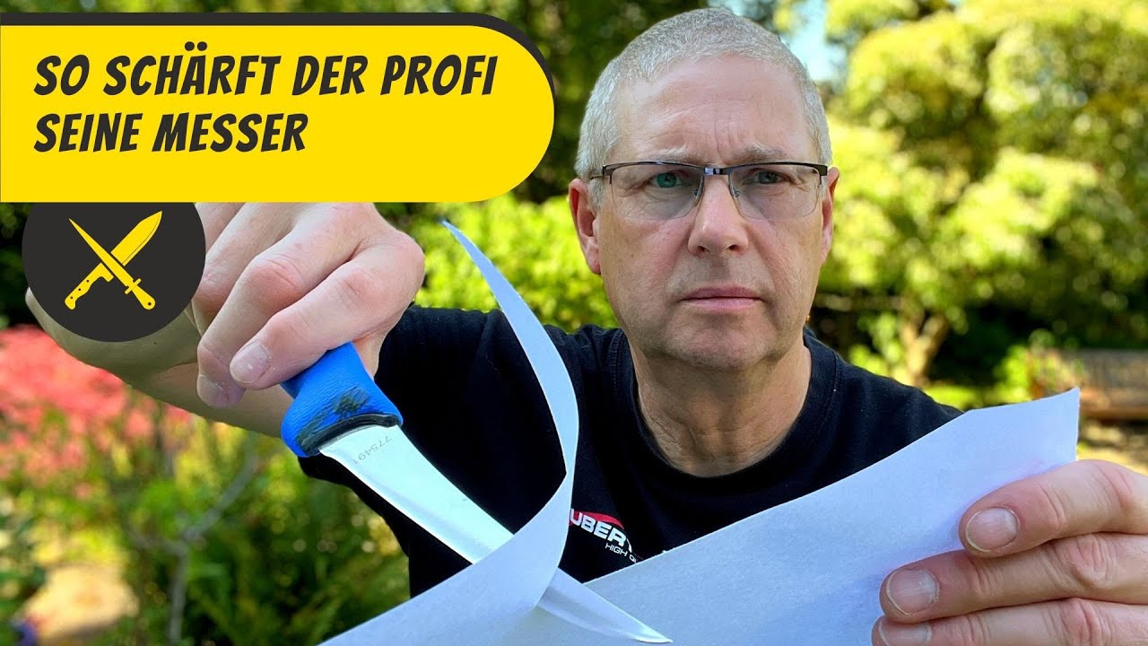 So schärft der Profi seine Messer