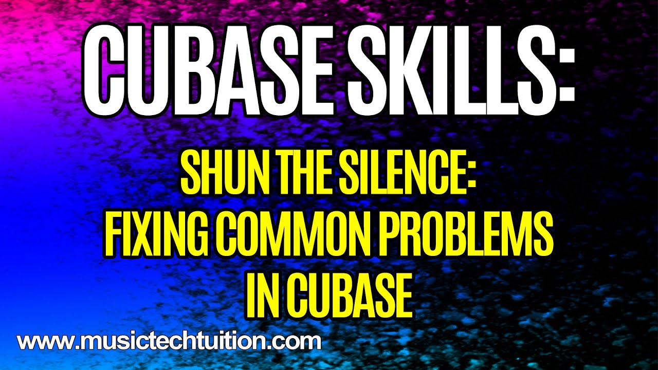 Навыки Cubase: Исправление проблемы отсутствия звука в Cubase