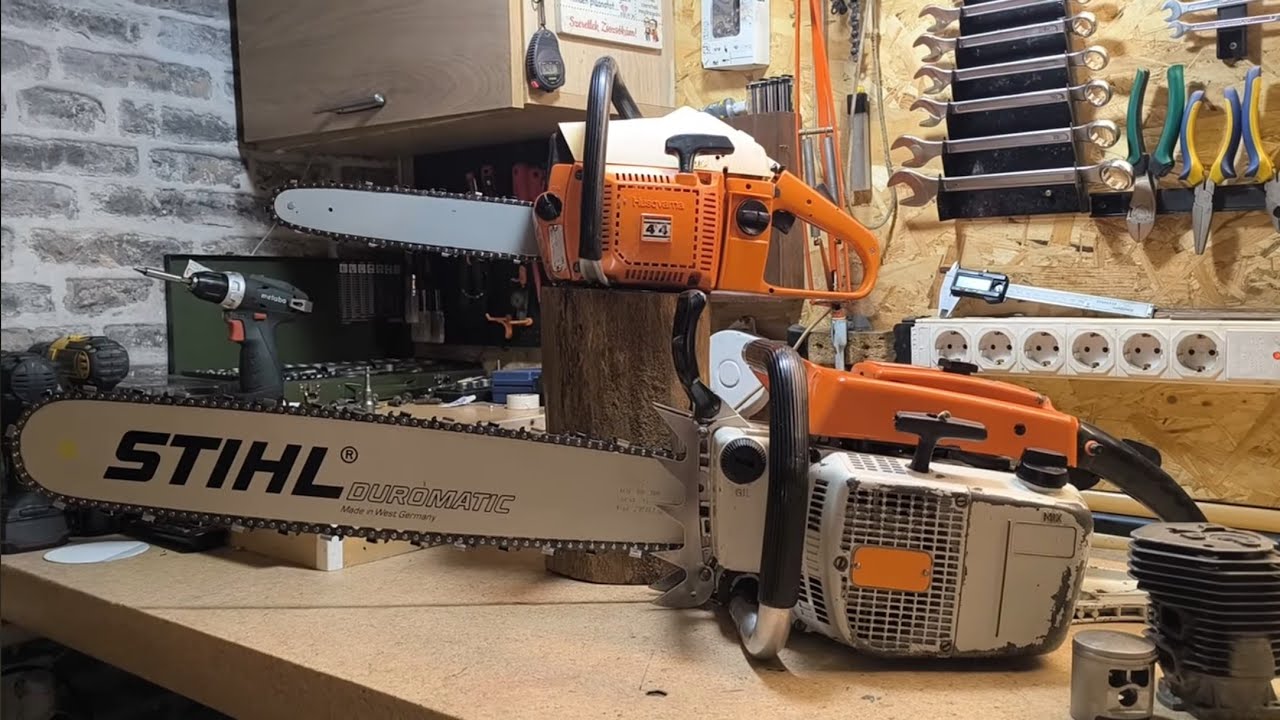 Stihl 051AV - Husqvarna 44 practica elkészült!
