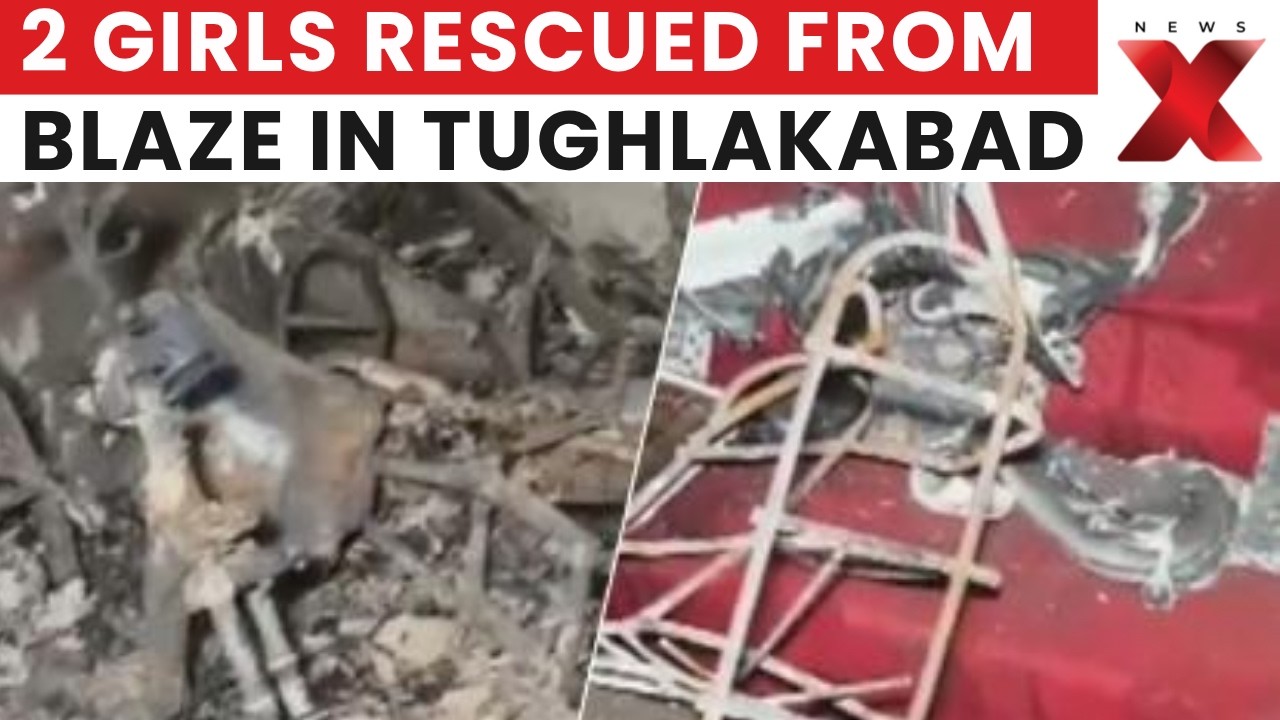 Delhi Fire: Two Girls Rescued as Blaze Engulfs Three Floors in Tughlakabad | Latest News | NewsX