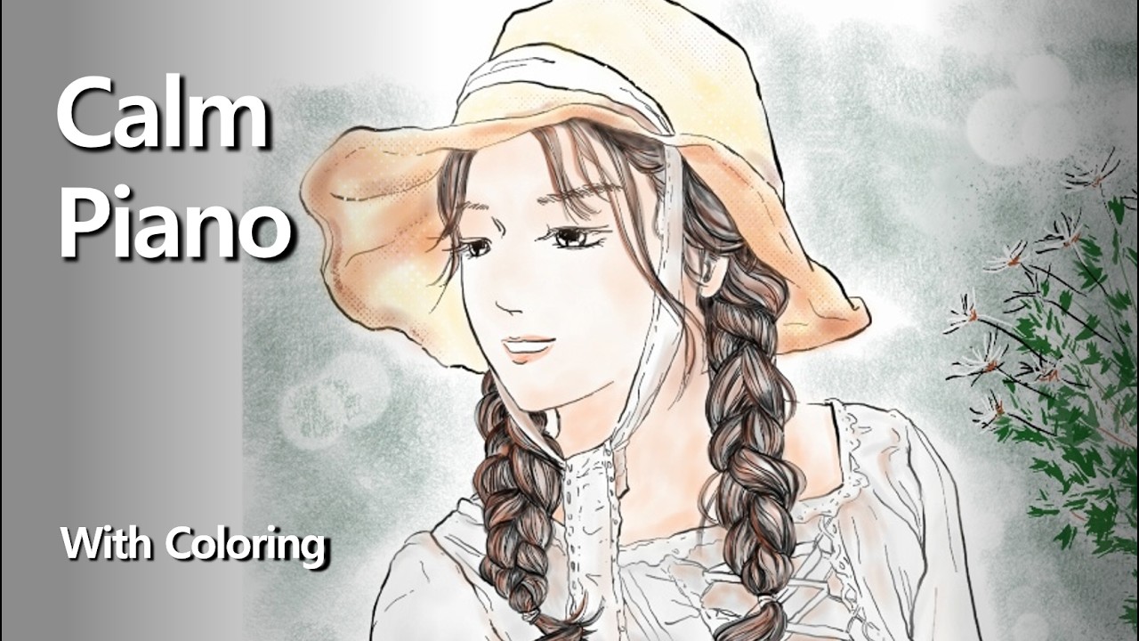 [Playlist] 2Hours Morning Calm Coloring #1ㅣQuiet Art Timeㅣ조용한 아침 컬러링 #1ㅣ공부 휴식 수면ㅣ#relaxing