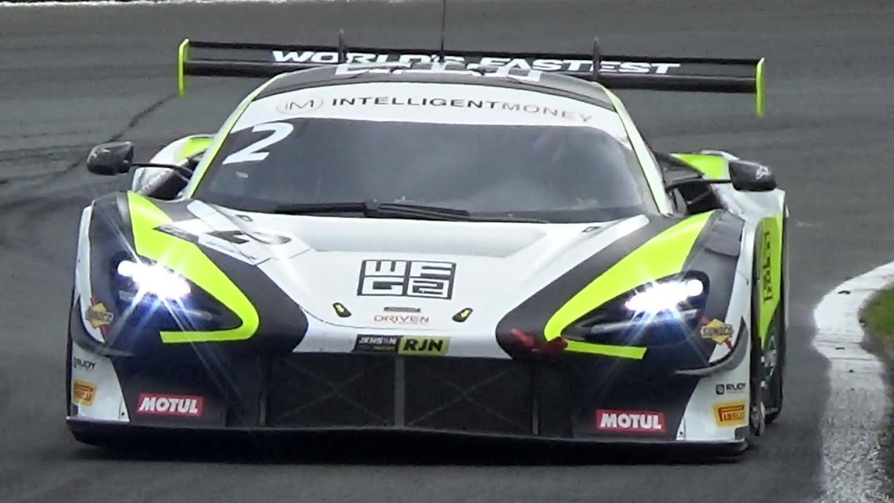 McLaren 720S GT3 EPIC V8 Engine Sound