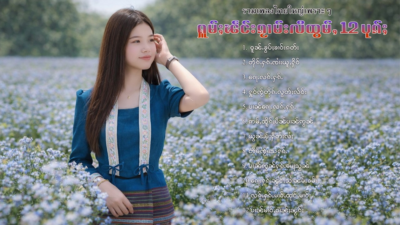 เพลงไทยใหญ่เพราะๆ | ႁူမ်ႈၽဵင်းၵႂၢမ်းလီထွမ်ႇ 12 ပုၵ်ႈ