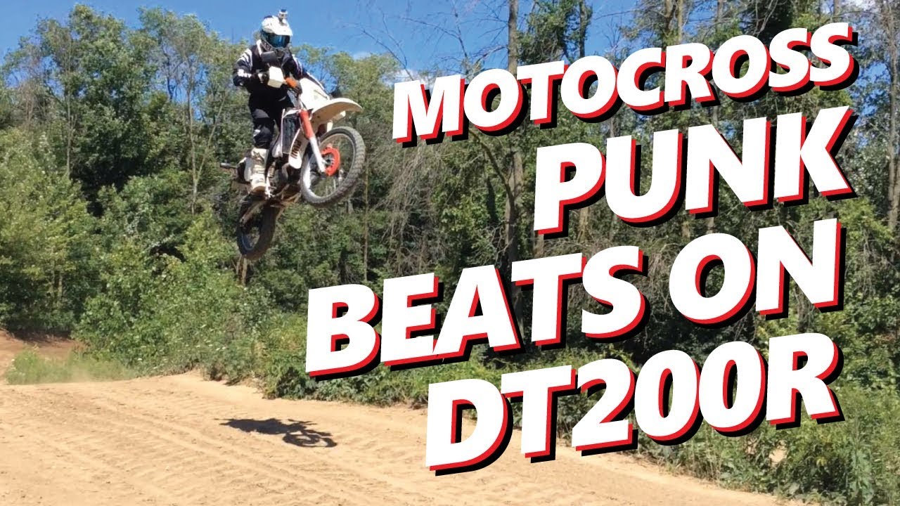 MX Champ Beats on '89 Yamaha DT200R | The 15 Practice Track Moto Park Ontario Canada