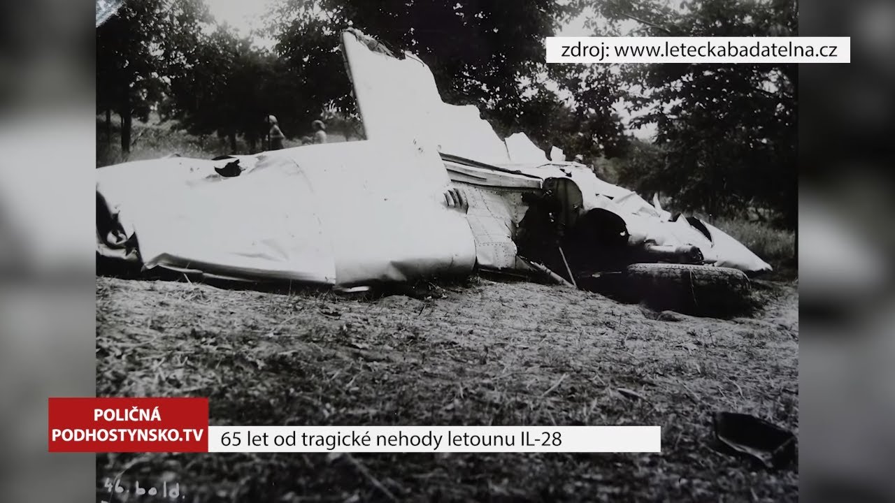 Poličná ► 65 let od tragické nehody letounu IL-28  | #Podhostynsko.TV