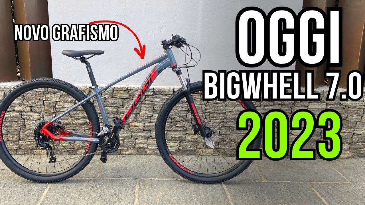 BICICLETA OGGI BIGWHELL 7.0 2023 - MUDANÇAS