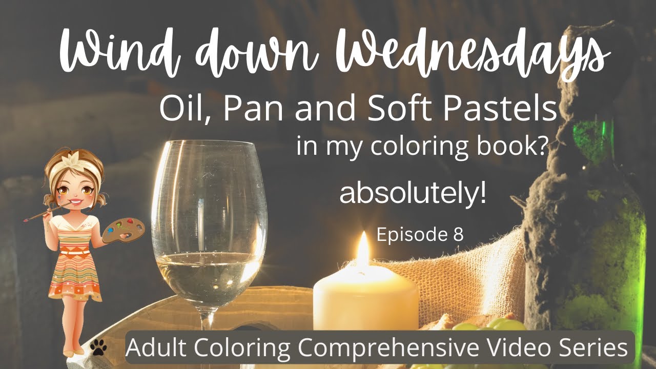 Can I use pastels, oil pastels and pan pastels in adult coloring books?  YES! Find out how.