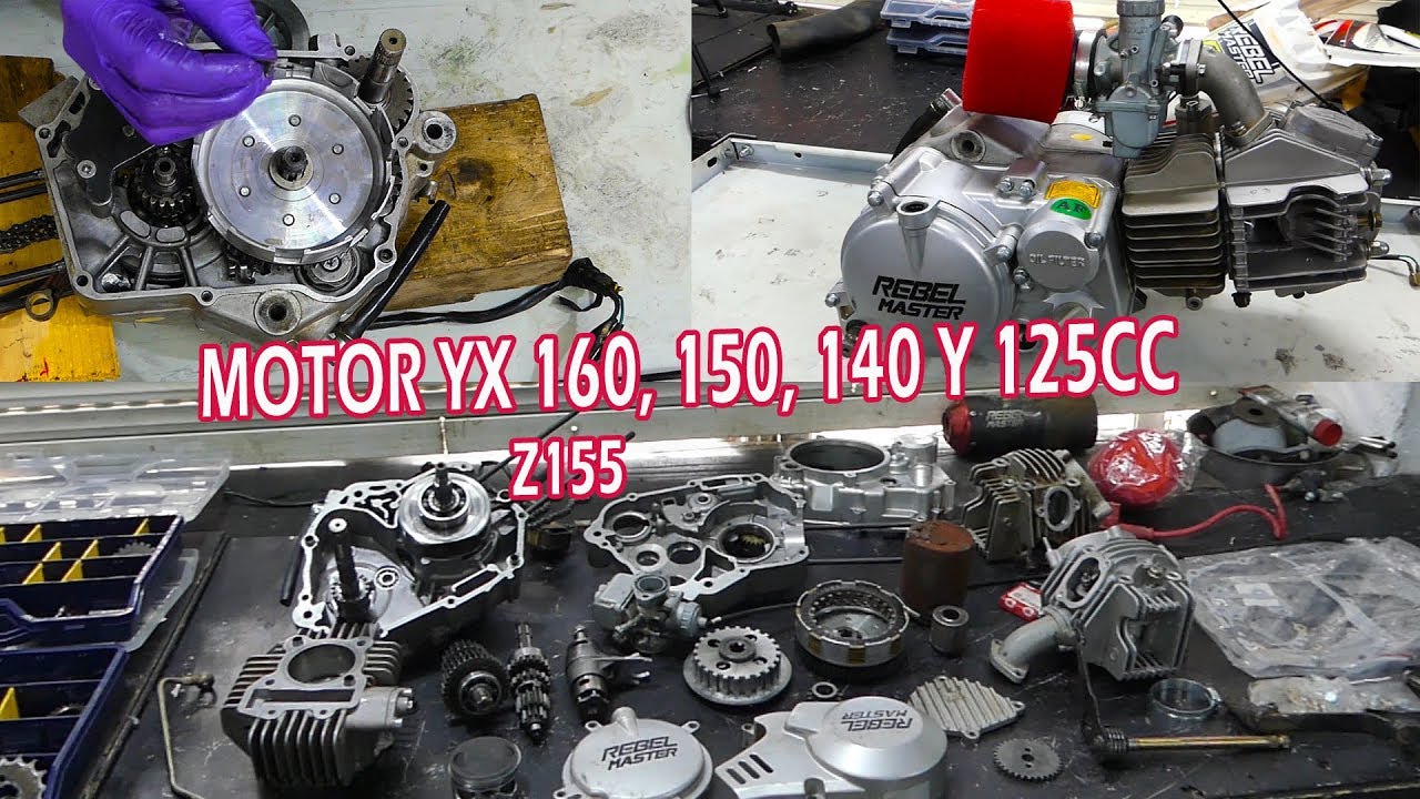 TUTORIAL DESMONTAR Y MONTAR Motor completo PITBIKE YX 150 160 125 140 Y Z155