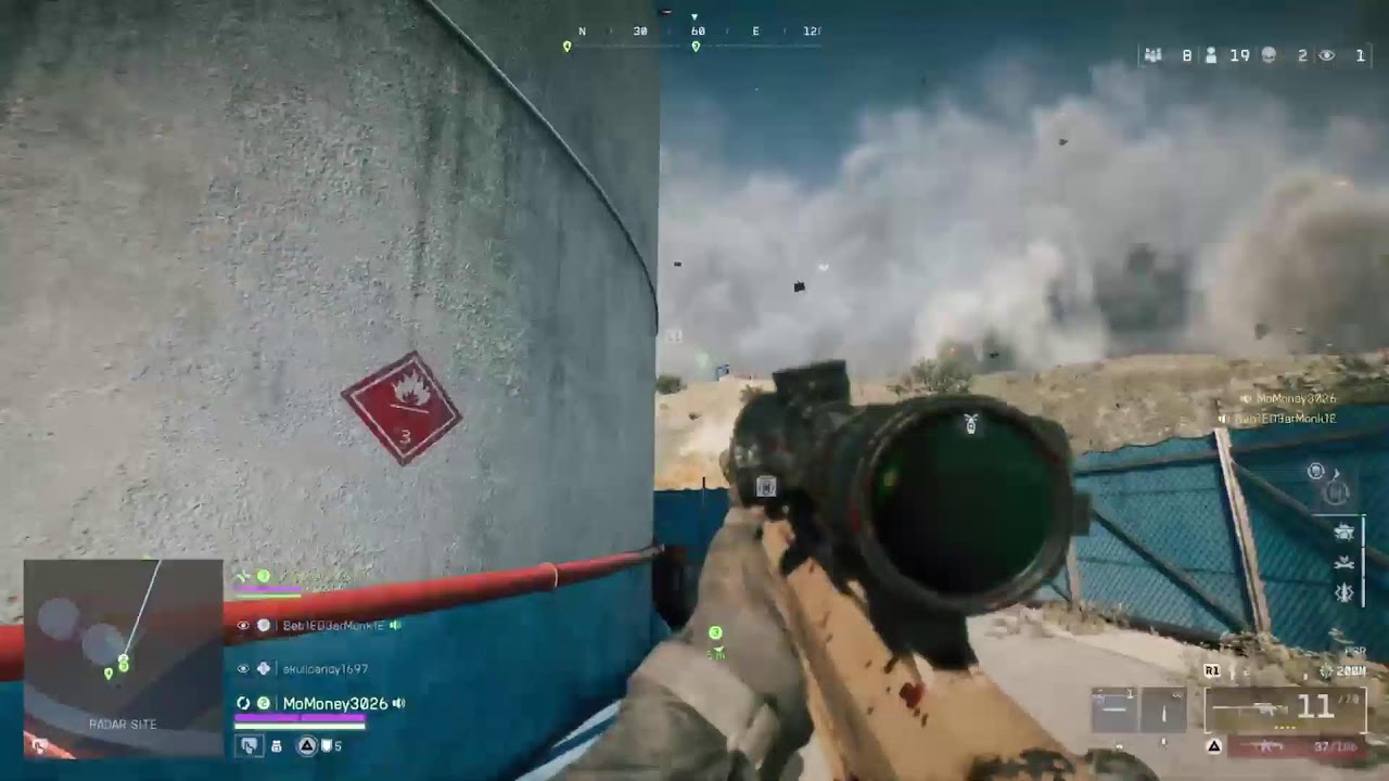 Playing BF6 BATTLE Royal or TDM GamePlay.
