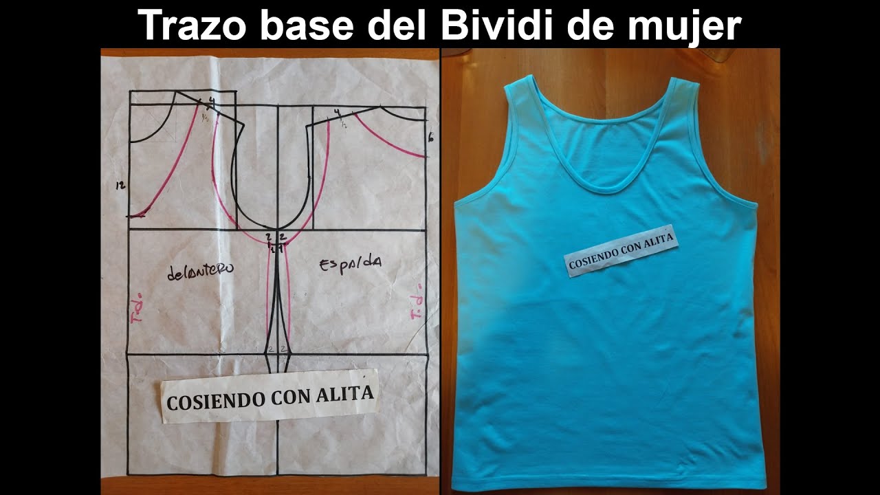 Tutorial - Trazo base del Bividi de mujer