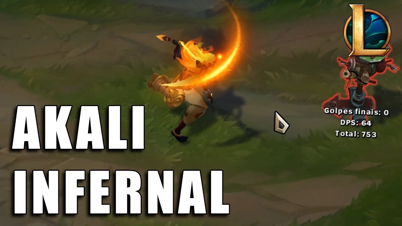 Akali Infernal - League of Legends (Pr&eacute;via)