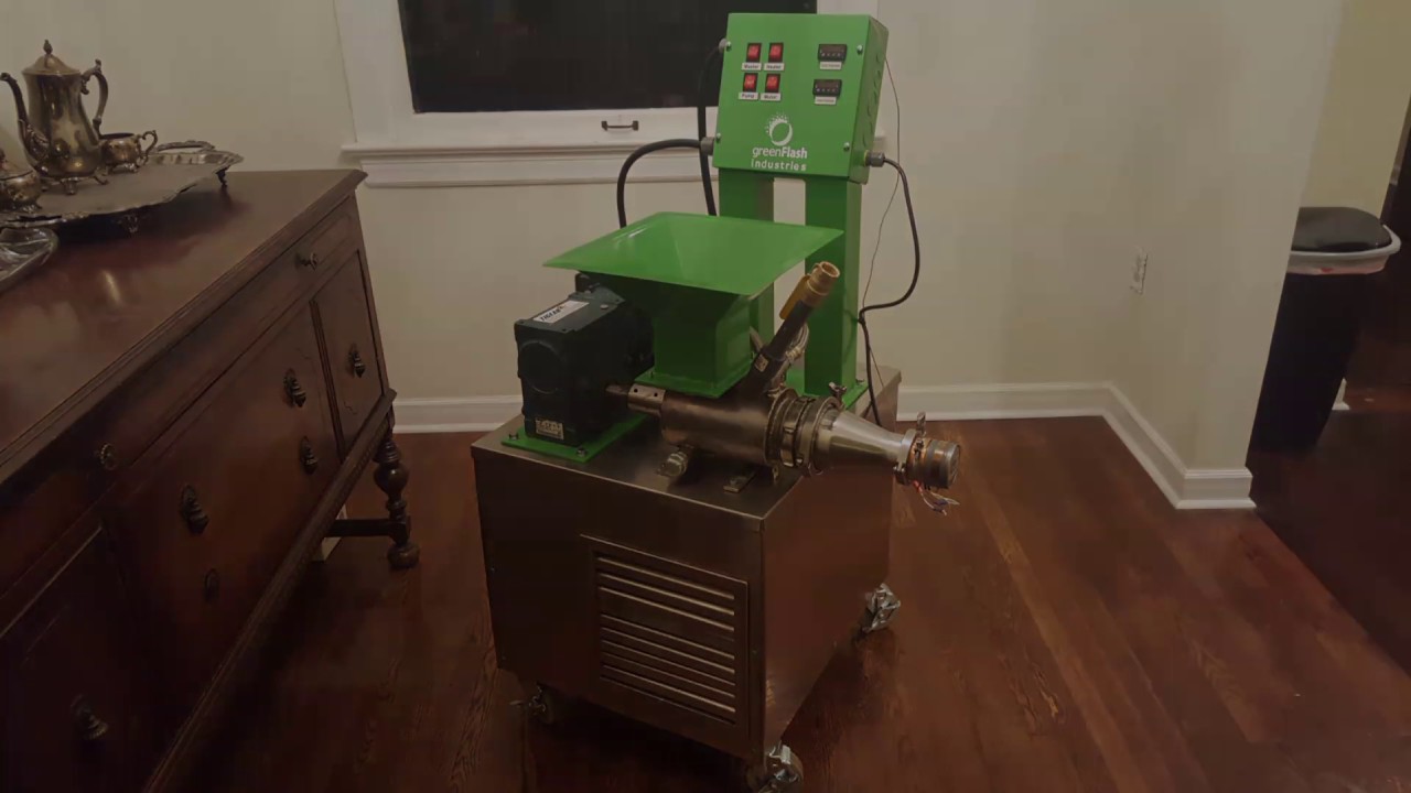 Soap Plodder, Soap Extruder - Extruding 